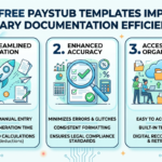 Why Free Paystub Template Improve Salary Documentation Efficiency