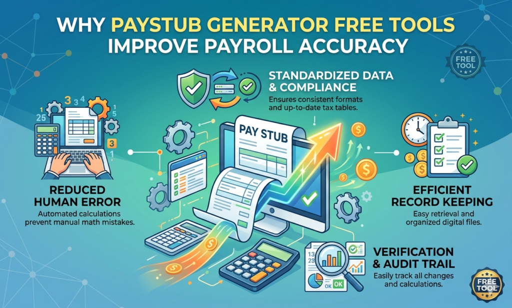 Why Paystub Generator Free Tools Improve Payroll Accuracy
