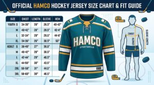 hockey jersey size chart
