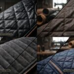 Quilted Bomber Leather Jackets