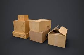 High-quality cardboard boxes in Giza stacked for shipping, storage, and eco-friendly business packaging solutions