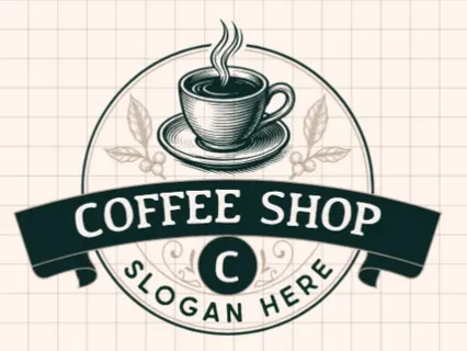 coffee shop logo design