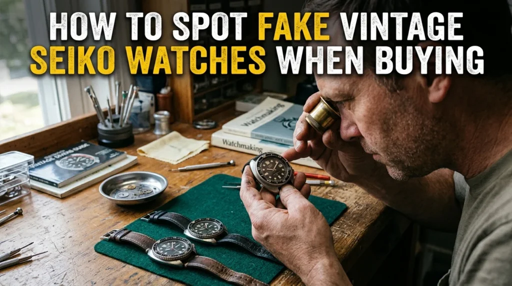 How to Spot Fake Vintage Seiko Watches When Buying