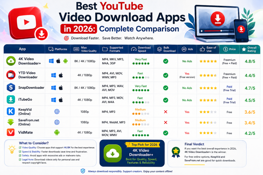 Best YouTube Video Download Applications