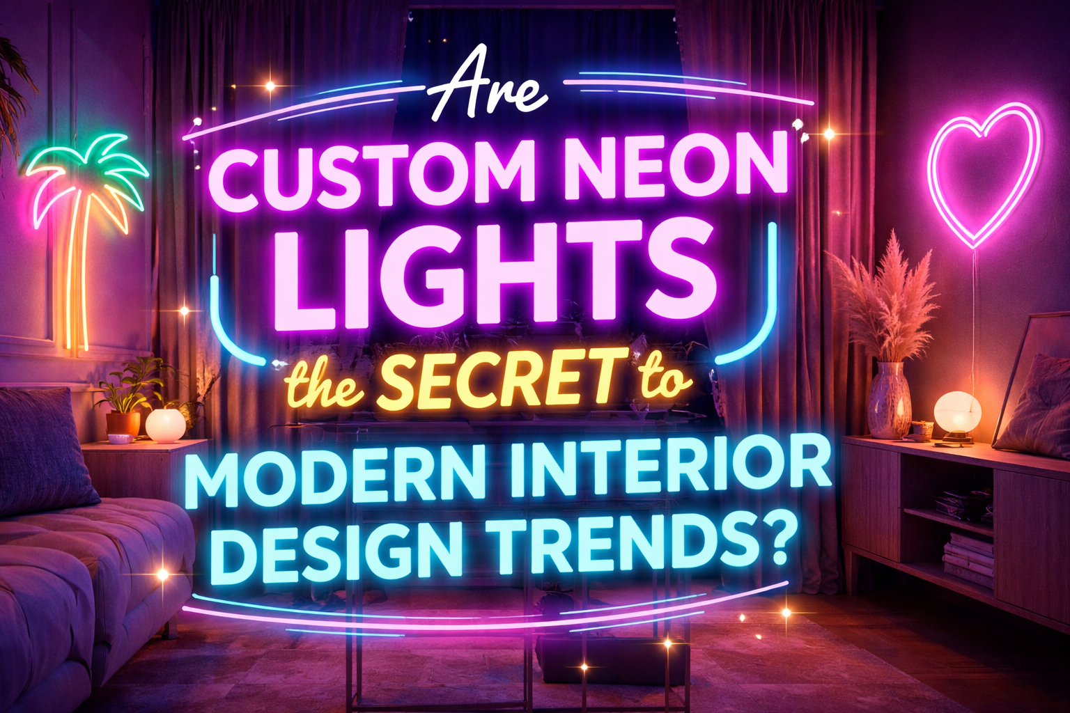 How Do Custom Neon Lights Bring Innovation & Visual Impact?