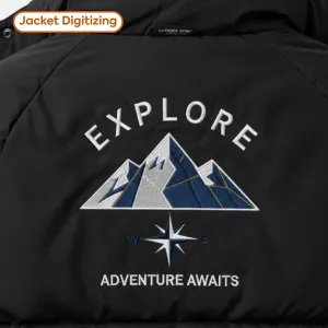 Premier Jacket Back Digitizing in USA for High Quality Embroidery