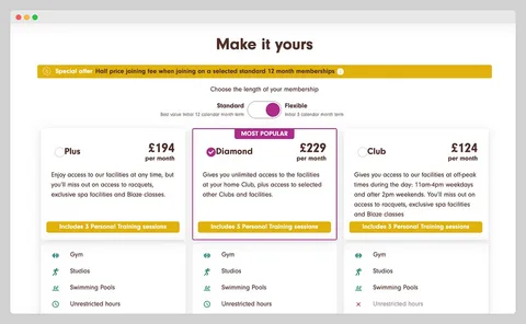 david lloyd membership price
