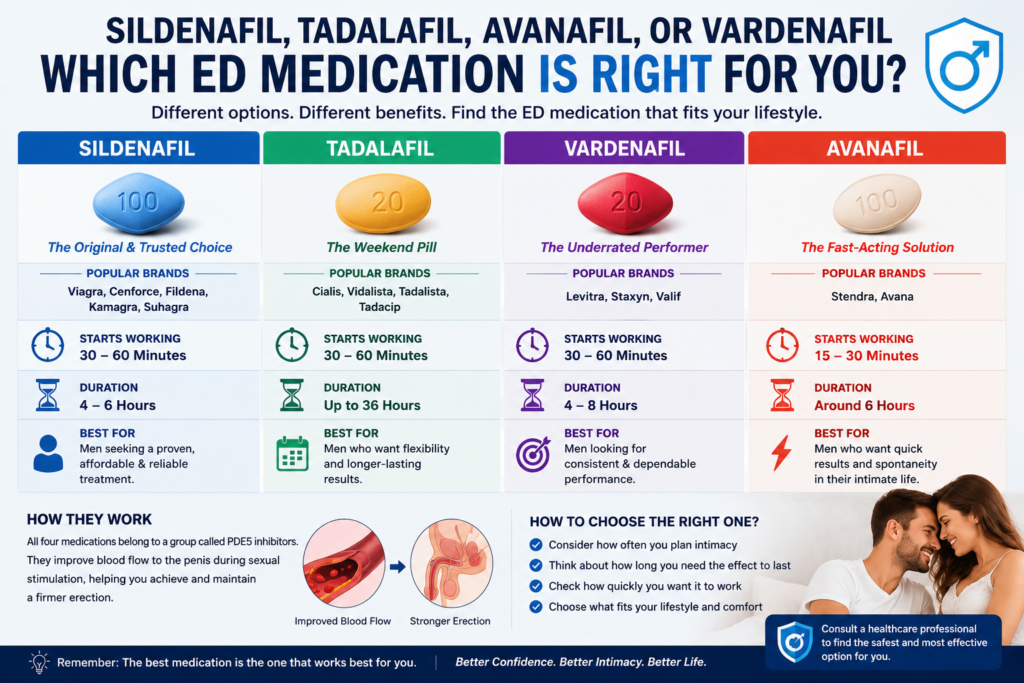 All ED medicines