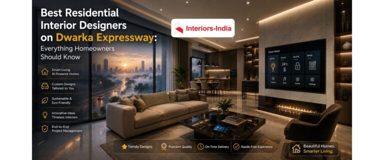 Best Residential Interior Designers on Dwarka Expressway: Everything Homeowners Should Know