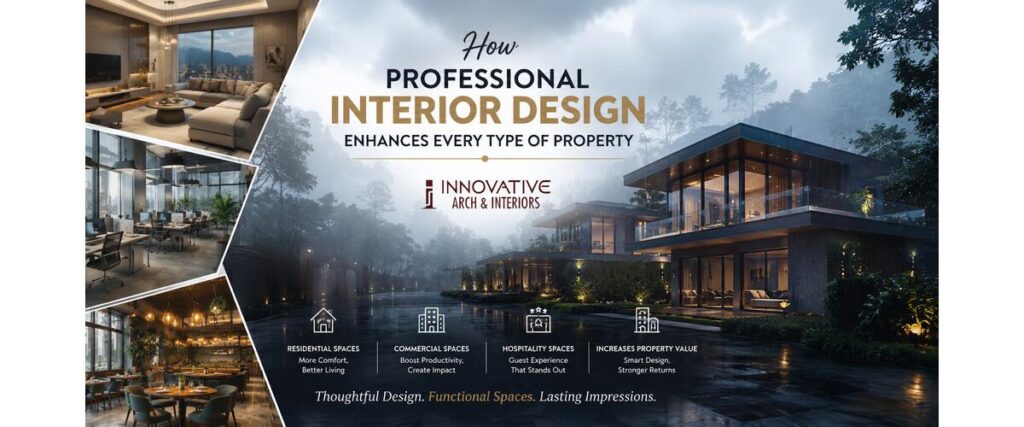 How Professional Interior Design Enhances Every Type of Property