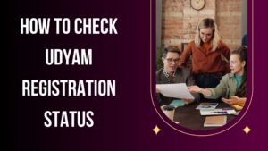 How to Check Udyam Registration Status