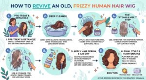 How to Revive an Old, Frizzy Wigs Human Hair