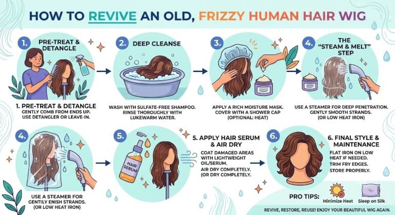 How to Revive an Old, Frizzy Wigs Human Hair