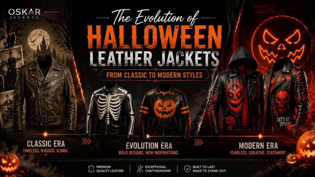 The Evolution of Halloween Leather Jackets From Classic to Modern Styles
