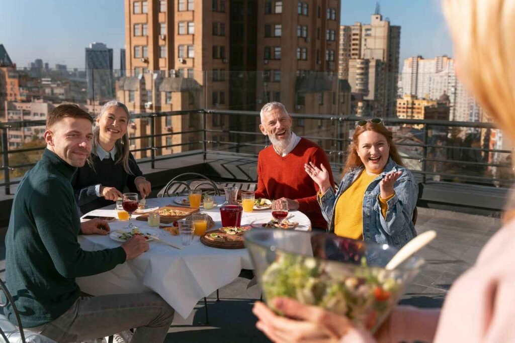 business lunch Sydney rooftop