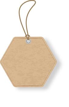 realistic-hexagonal-cardboard-tag-hanging-from-a-knotted-string-isolated-on-a-white-background-creating-a-simple-yet-effective-visual-for-retail-product-labeling-or-gift-giving-concepts-vector