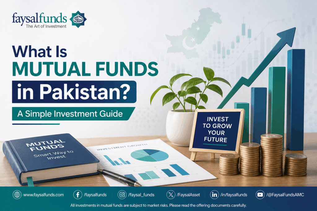 What is mutual funds in Pakistan? A simple investment guide explaining mutual funds, investment growth, and wealth-building opportunities.