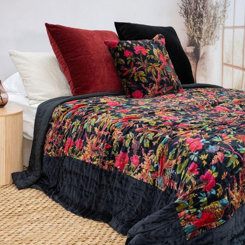 Velvet quilt cover 