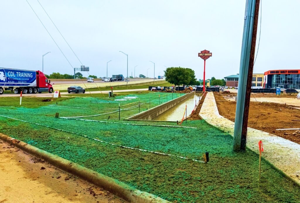 Commercial hydroseeding services
