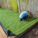 artificial grass installation in Dallas TX