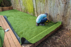 artificial grass installation in Dallas TX
