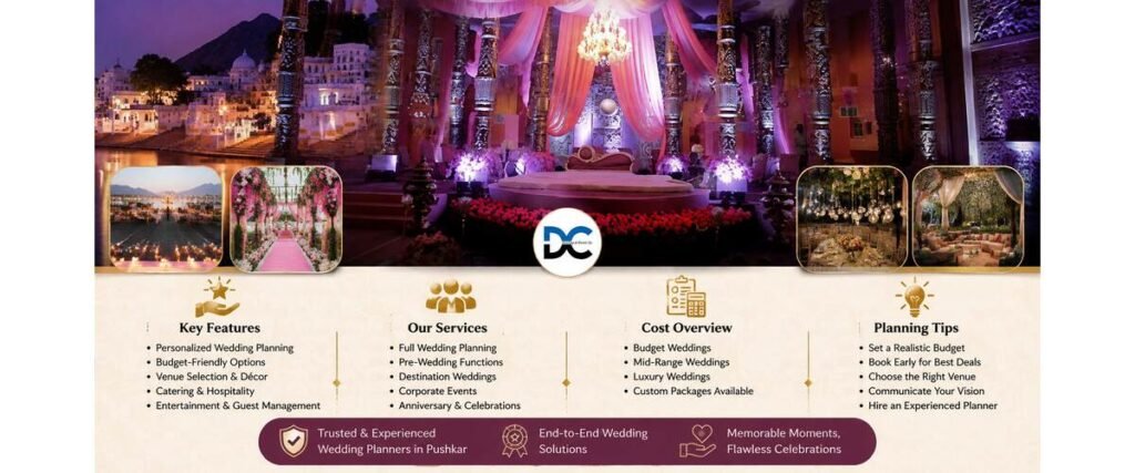 Best Wedding Planners in Pushkar: Services, Costs & Planning Tips