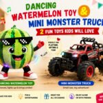 Dancing Watermelon Toy & Mini Monster Truck Toy
