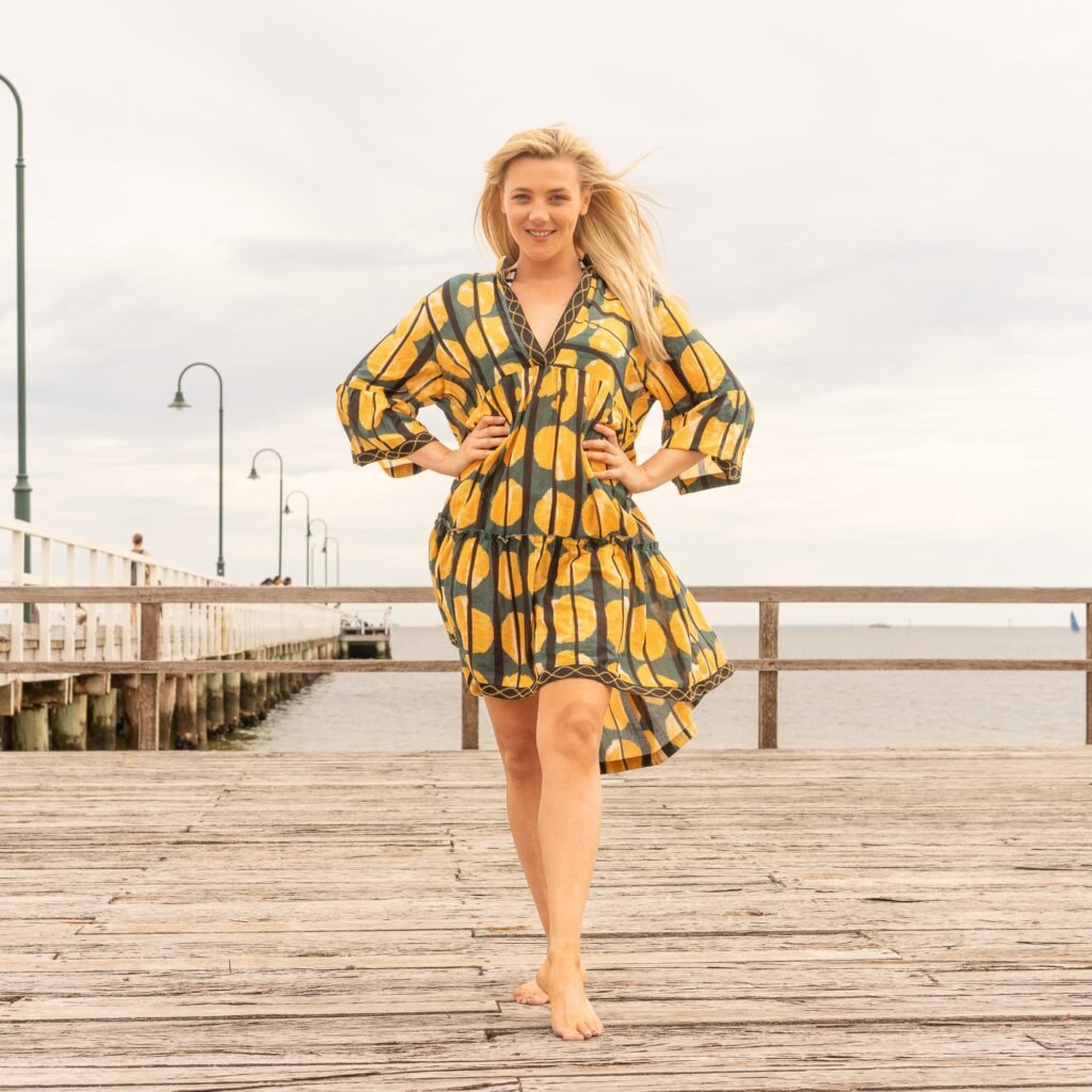Cotton Midi Dress