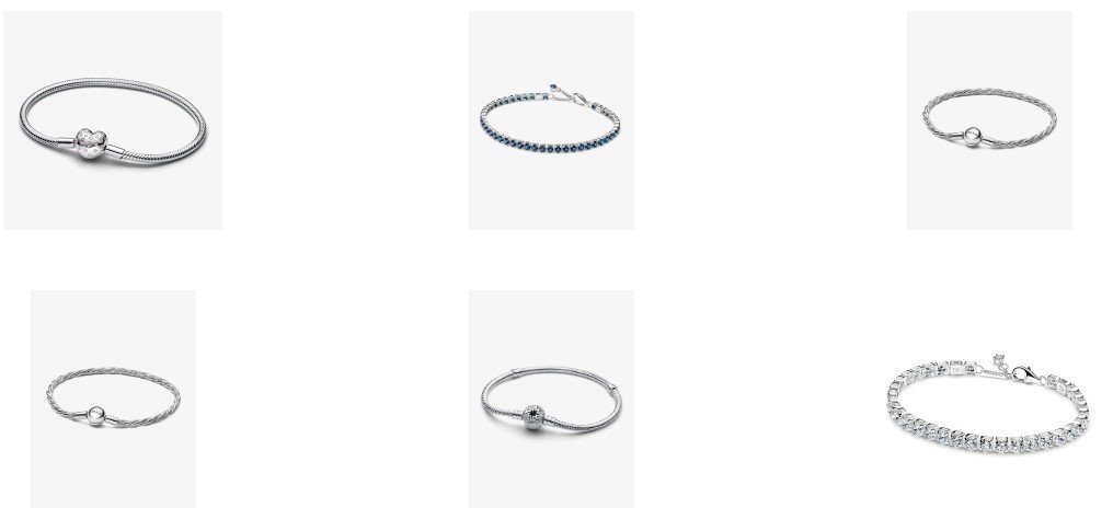 Pandora bracelets in downtown Toronto
