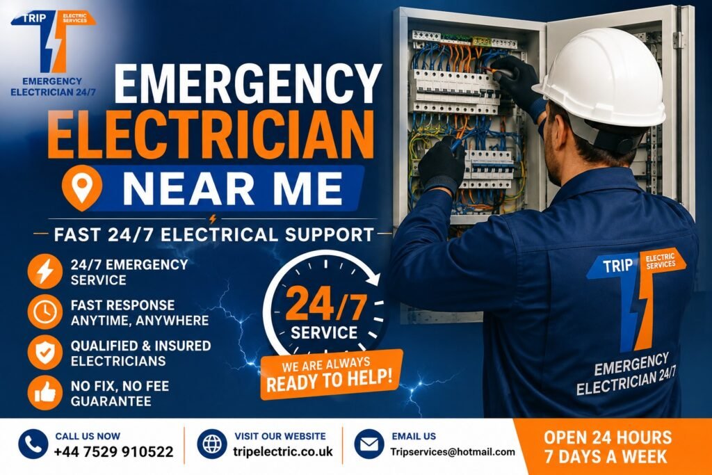 Emergency Electrician Near Me – Fast 24/7 Electrical Support
