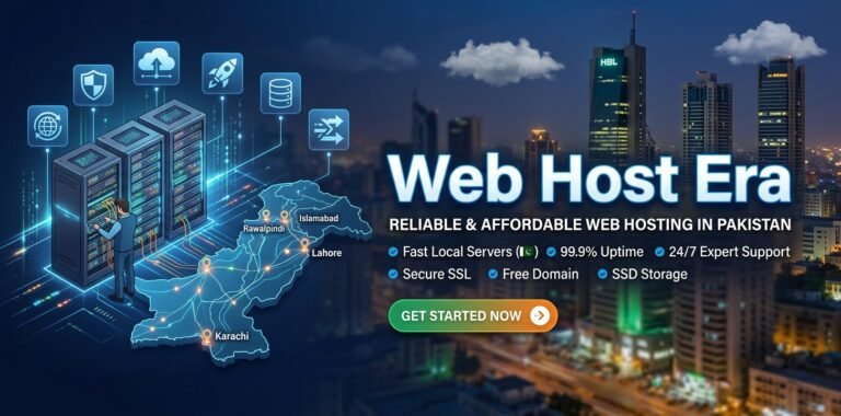 Web Hosting in Pakistan