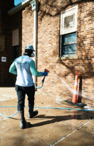 Graffiti and paint removal in Fort Worth