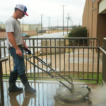 Patio and pool deck cleaning in Dallas