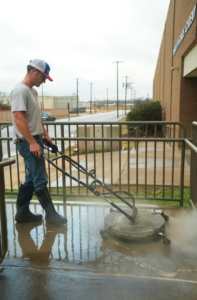 Patio and pool deck cleaning in Dallas
