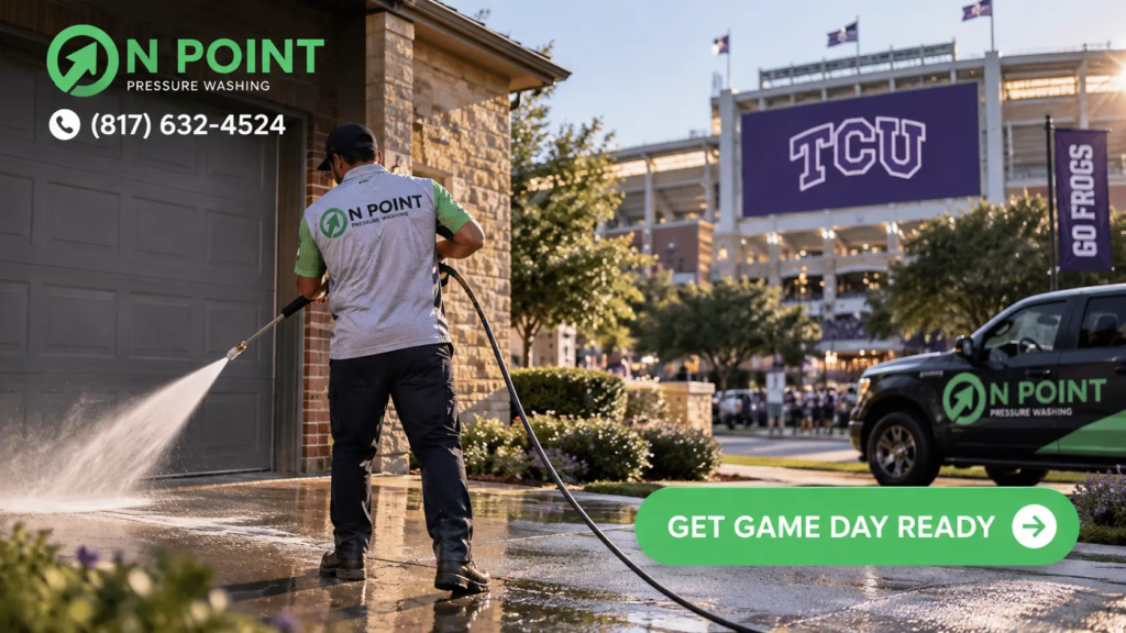 Commercial pressure washing in Dallas