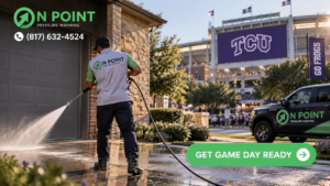 Commercial pressure washing in Dallas