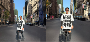 Acne Studios Graphic T-Shirt Street Style in New York City