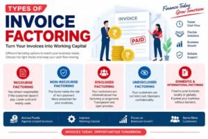 Learn the types of invoice factoring, how each option works, key benefits, risks, and how to choose the right factoring solution for your business.