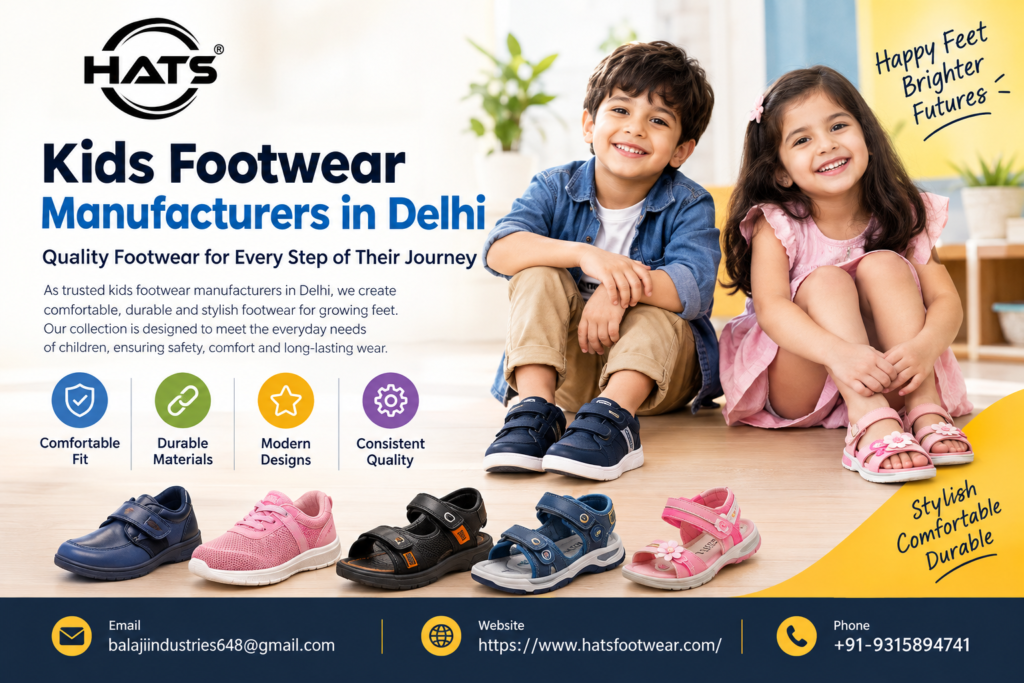 kids footwear manufacturers in Delhi