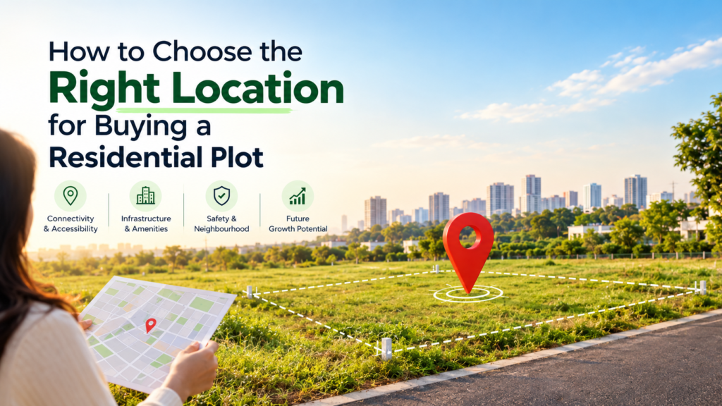 How to Choose the Right Location for Buying a Residential Plot