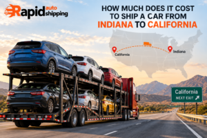 how much does it cost to ship a car from indiana to california