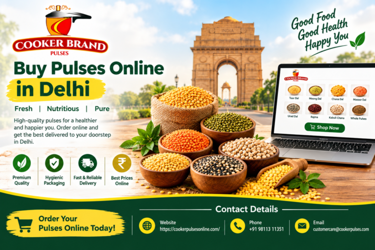 Buy Pulses Online in Delhi – Fresh, Healthy, and Convenient Grocery Shopping