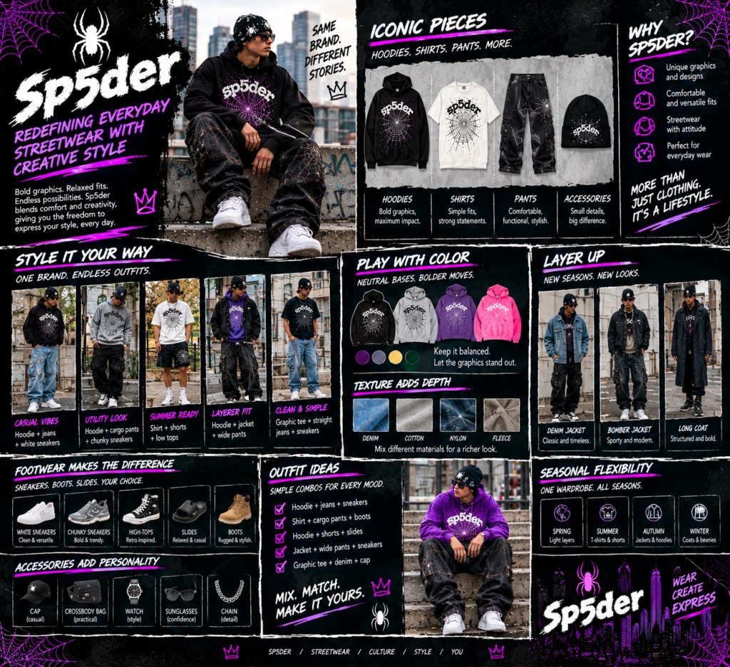 Sp5der: Redefining Everyday Streetwear With Creative Style