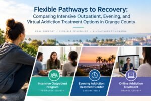 Comparing Intensive Outpatient, Evening, and Virtual Addiction Treatment Options in Orange County