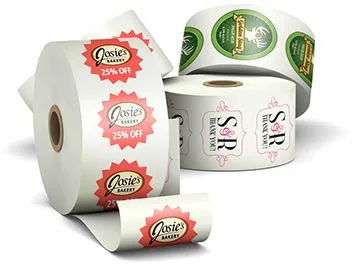 Custom Die-Cut Roll Labels