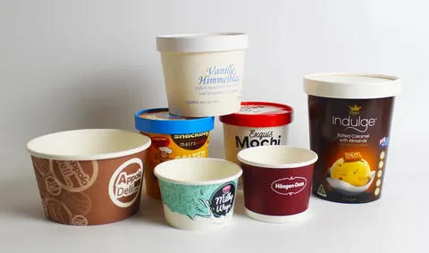Custom Ice Cream Paper Cups Promoting Eco Choices