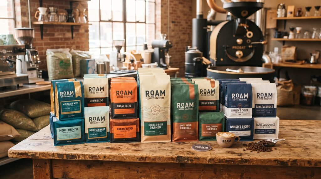 custom coffee bags