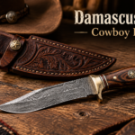 Damascus Steel Cowboy knives
