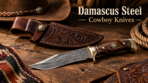 Damascus Steel Cowboy knives