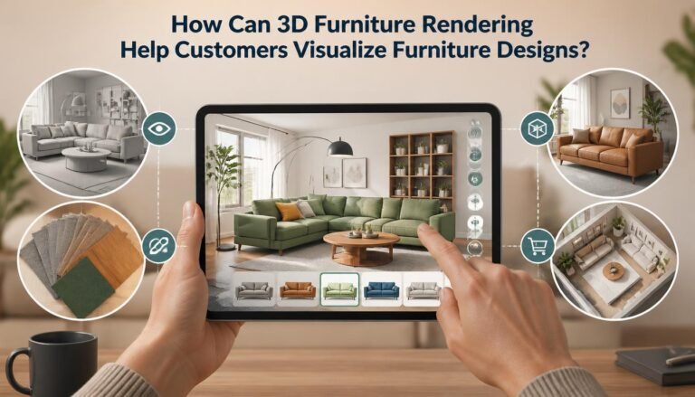 How Can 3D Furniture Rendering Help Customers Visualize Furniture Designs?